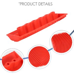 2pcs Wood Graining Grain Rubber Patin Painting Wall Decoration Tools