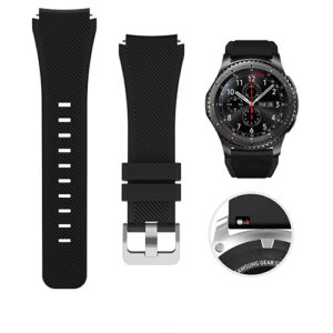 20mm 22mm Band for Samsung Galaxy Watch 3 4 5 46mm/42mm/active 2 Gear S3 Frontier/S2/Sport Silicone Bracelet Huawei GT 2 Strap