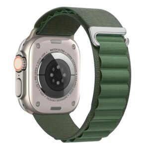 Alpine Loop Strap For Apple Watch Band 46mm 49mm 45mm 44mm 40mm 41mm 38mm 42mm Nylon Bracelet Iwatch Ultra 2 Series 10 9 8 Band