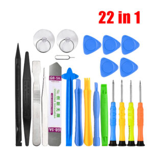 22 in 1 Mobile Phone Repair Tools Kit Spudger Pry Opening Tool Screwdriver for iPhone iPad Laptop Computer Set Hand Tools