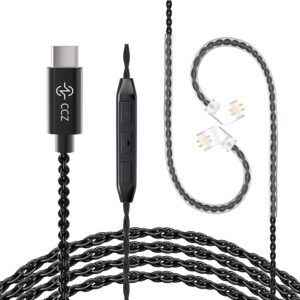 CCZ TYPE-C 4N OFC Cables USB-C With 2PIN/QDC/TFZ TYPE-C And DAC Widely Compatibled with Android/iOS/Windows/Mac/Linux For KZ