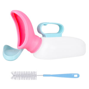 Women Urinal 600ML Portable Plastic Mobile Urinal Toilet Aid Bottle Outdoor Camping Car Urine Bottle for Women Men Travel Kit