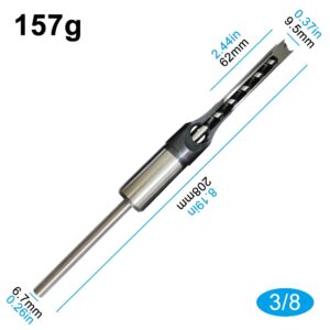 British System Woodworking Square Hole Drill DIY Woodworking Square Hole Tenon Machine Drill Bit Electric Tool Accessories