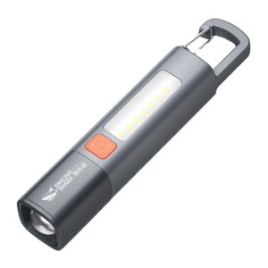 Smiling Shark SD1023 LED Flashlight Torch Light XPE Super Bright Flashlight with Hook Camping Light USB Rechargeable Zoomable