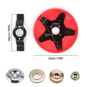 Dual-use Weeder Plate Blades Lawn Mower Trimmer Head for Brushcutter Grass Cutting Machine Cutter Accessories