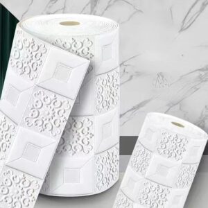 70cmx1m 3D Stereo Wall Stickers Self-adhesive Ceiling Decorative Stickers Living Room Bedroom TV Background Waterproof Wallpaper