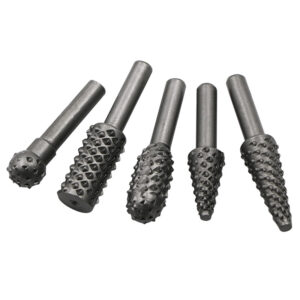 5PCS 1/4” Drill Bit Rotary Set for Woodworking Knife Wood Carving Tool Carpentry Wood Cutting Tools WorkDrill Bit Set