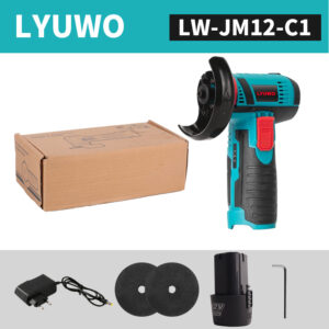 LYUWO Mini Angle Grinder Mini Household Rechargeable Cutting Machine Polishing Machine Electric Hand Grinder Polishing Machine