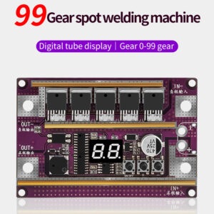 99 Gear Spot Welder Portable DIY Spot Welding Machine 18650 Lithium Battery Energy Storage PCB Circuit Board Soldering Equipment