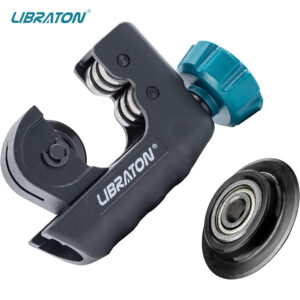 LIBRATON Mini Tubing Cutter 4.5mm to 28mm, Copper Tube Cutter with Replacement Blade for Aluminum, Thin Stainless Steel Pipe
