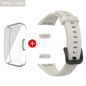 Silicone Strap For Huawei Band 6 /6 Pro Strap Smart Watch Adjustable Wristband Replacement Correa Bracelet Honor Band 6 Strap