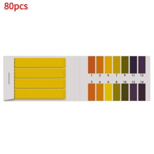 80-800Pcs Professional 1-14 PH Litmus Paper Ph Meter Indicator Test Strips Water Cosmetics Soil Acidity Testing Strips Measuring