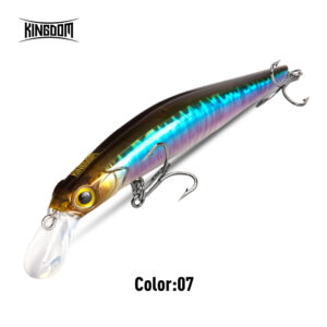 Kingdom Sinking Minnow Fishing Lures 60mm 80mm 95mm 105mm Artificial Hard Baits Wobblers Seabass Crankbaits Fishing Tackles