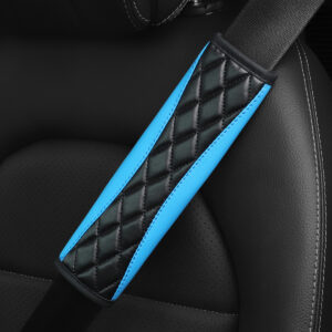 1 three-dimensional embroidered faux sheepskin car supplies seat belt shoulder cover comfortable anti-tightening safety belt