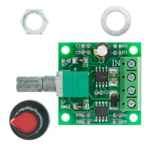 DC 1.8V 3V 5V 6V 12V 2A PWM Motor Speed Controller Low Voltage Motor Speed Controller PWM 0~100% Adjustable Drive Module