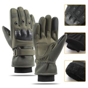 Winter Cold-proof Motorcycle Gloves Full Finger Military Glove Non-slip Outdoor Sport Glove Motocross Protective Glove For Men