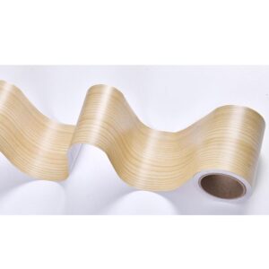 10M Realistic Wood Grain Repair Duct Tape Furniture Renovation Adhensive Skirting Waist Line Floor Stickers Home Decor