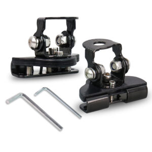 2pcs/set Car Mount Work Light Bracket Clamp Stainless Steel Pillar Hood Offroad Led Work Light Bar Holder Accessories Universal