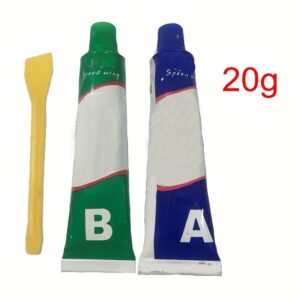 1set A+B Metal Repairing Adhesive 20g 50g 100g Super Glue Iron Steel Auto Radiator Water Tank Welding Glue Heat Resistance