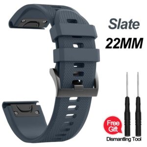 22MM Bands For Garmin Fenix 5 Watch Band Straps Fenix 5 5X 5S Plus 6X 6 6S Pro 7 Forerunner 935 945 Approach S62 S60 Quatix5