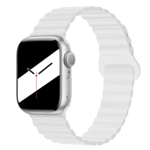 Original Liquid Silicone Magnetic watch strap for Apple watch band Ultra 2 Series 9 SE iwatch 42mm 44mm 45mm 49mm 38mm 40mm 41mm