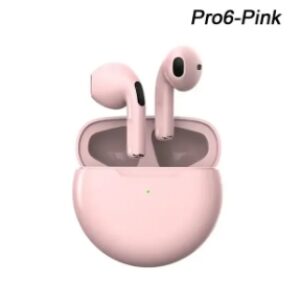 TWS Pro6 Earphone Bluetooth Headphones with Mic 9D Stereo Pro 6 Earbuds for Xiaomi Samsung Android Wireless Bluetooth Headset