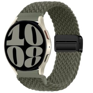 20/22mm Strap For Samsung Galaxy Watch 6 4 classic/5 pro/active 2/s3 Nylon Braided Solo loop bracelet Huawei watch GT2 3 4 Band