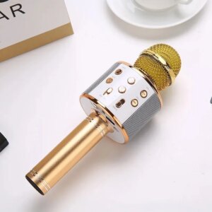 Professional k11 Handheld Wireless Karaoke Microphone USB Speaker Microphone for Kids Music Player Singing Recorder KTV