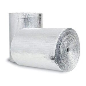 Double Bubble Reflective Aluminum Foil Insulation Bubble Wrap Suitable for Wrapping Ducts Windows Garage Rainproof Shockproof
