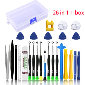 26 in 1 Mobile Phone Repair Tools Kit Opening Screwdriver for iPhone iPad Laptop Computer Disassemble Hand Tool Disassemble Kit