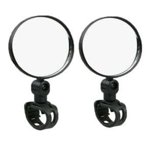 Bicycle Mirror Handlebar Rearview Mirror for Bicycle Motorcycle 360 Rotation Adjustable for Bike Riding Cycling Mirror