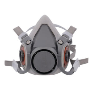 6200 Chemical Half Face Dustproof Respirator Industrial Painting Spraying Gas Mask with Protective Fog-proof Glasses Safety Work