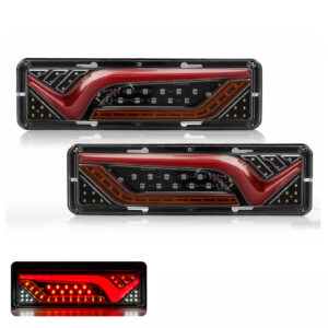 24V 12V Taillights Truck Lights Trailer Turn Signal Fog Flashing Tail Lamp Rear Stop Brake Reverse Indicator LED Car Side Marker