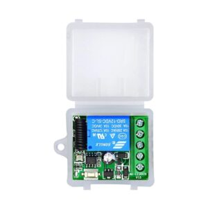 433MHz Wireless RF Remote Control Switch DC 12V 10A 1CH Relay Module Receiver ON OFF Remote Control For Led Lights Bulb DIY