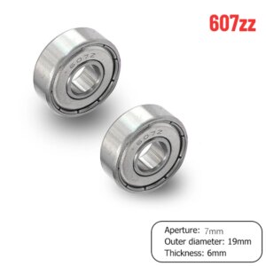 Ball Bearings 688zz 608zz 623zz 626zz 685zz 607zz Deep Groove Miniature Bearings For Skateboard Scooter 3D Printers Bearings