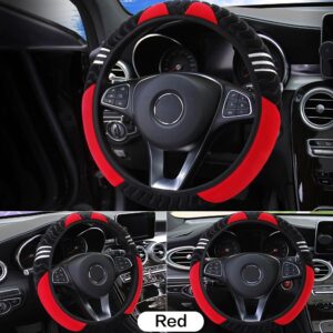 Car Steering Wheel Cover Plush Little Monster Elastic Warm Anti-slip Wheel Cover Car Styling Car Accessories for Women