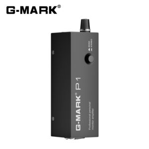 Headphone Amplifier G-MARK P1 Ultra-Compact Personal In-Ear Monitor Amplifier Portable Beltpack For DJ Stage Music Monitoring
