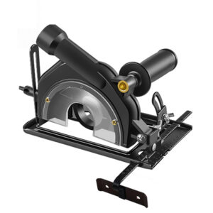 Hand Angle Grinder Converter To Cutter Grinder Bracket 40mm Adjustable 0-45┬░ Base Bracket with Guide Ruler for 100-125MM Saw