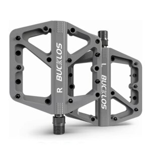BUCKLOS MTB Bike Pedals Sealed Bearing Mountain Road Bicycle Flat Pedal Platform Ultralight 9 16” Platform Pedals Bicycle Part