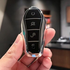 TPU Car Smart Key Case Cover for BYD Song PRO Han EV Max Tang DM 2018 Qin PLUS Keyless Protector Shell Auto Accessories