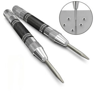 Stainless Steel Automatic Center Punch – Precision, Adjustable Impact for Safe, Versatile Drilling