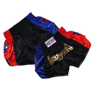 ANOTHERBOXER Muay Thai Shorts MMA Embroidery Sports Fitness Fighting Kickboxing Short Pants Sanda Martial Arts Boxeo Shorts Men