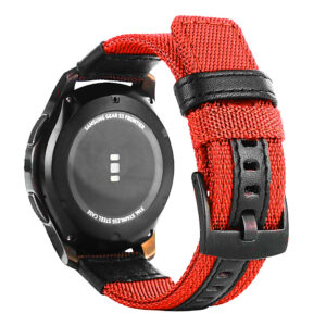 strap For Samsung Galaxy watch 3 46mm band gear s3 Frontier Classic nylon 22mm 20mm WatchWoven Nylon Band for 20mm 22mm Wrist