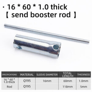 Hollow hexagonal spark plug electric self auto repair tools tap screw removal socket wrench