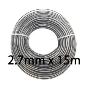 2.7/3mm Nylon Grass Trimmer Line Brush Cutter Head Strimmer Square Rope Mowing Wire Lawn Mower fil debroussailleuse