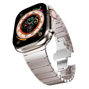 Metal Band For Apple Watch 8 7 45mm 41mm Ultra 49mm Stainless Steel Link Bracelet Wristband iWatch 6 5 4 SE 44mm 42mm 40mm Strap