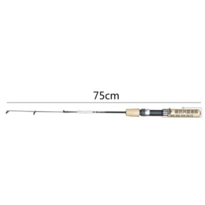 Winter Metal Fishing Reels Mini Flexible Elastic Carbon Bait Casting Rod Anti Slip Telescopic Fishing Rod