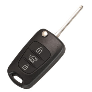 Jingyuqin Remote Car Key Case Shell For Hyundai Sonata Tucson Mistra Veloster IX25/35 Kia K2 K5 Soul Forte Rio Carens 3B
