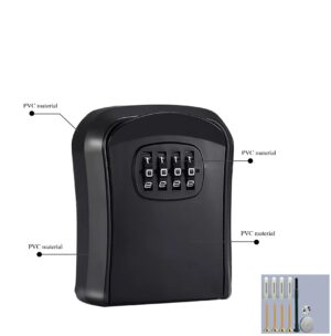 Password Lock Box Anti-theft Home Cat Eye Storage Management Decoration Password Secure Durable Wall Mounted Password Key Box