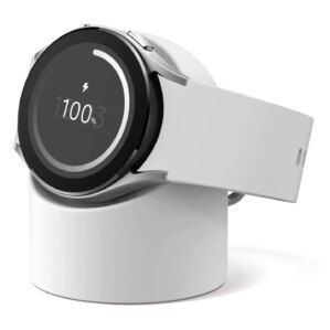 Compatible with Samsung Galaxy Watch 6 5 Charger Stand 40 44 46mmGalaxy Watch3 4 5 Pro Charger silicone Stand 45mm